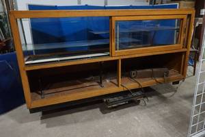 vintage display cabinet