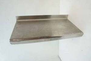 Stainless steel shelf
