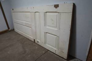 vintage wood door