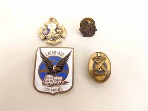 lot 13 image: Lot of Antique Fraternal Pin Backs