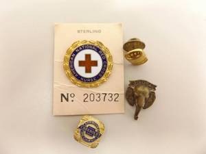 lot 14 image: Lot of Vintage Occupational Pin Backs