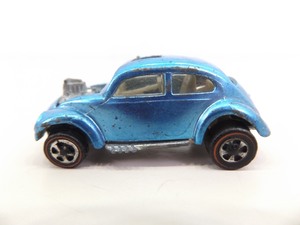 lot 34 image: AUTHENTIC US MADE Hot Wheels Redline Spectraflame Blue Custom Volkswagen