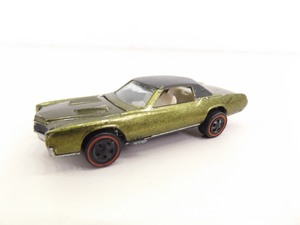 lot 35 image: AUTHENTIC US MADE Hot Wheels Redline Spectraflame Olive Custom Eldorado