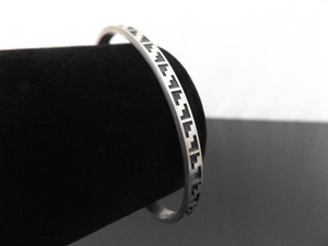 lot 43 image: .925 Sterling Silver Kabana Open Cuff Bracelet