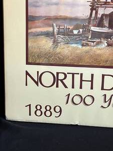 lot 16 image: Vintage North Dakota Print by Gary Miller - Signed by Artist