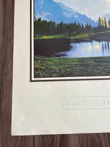 lot 41 image: 1985 Gallery of the Rockies with Majestic Interlude by Rick Lamphere Poster