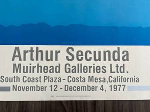lot 48 image: 1977 One Fine Dawn by Arthur Secunda Poster