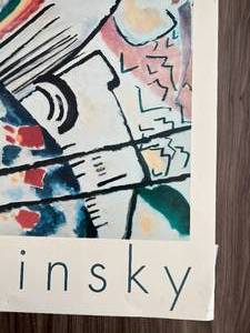 lot 49 image: 1991 Tate Gallery Poster Featuring Cossacks by Wassily Kandinsky
