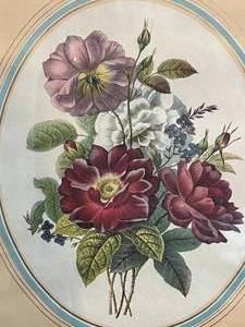 lot 80 image: Floral Bouquet Framed Art Print