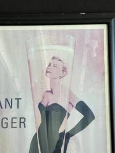 lot 65 image: Vintage LInstant Taittinger Framed Picture