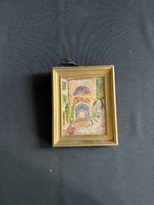 lot 118 image: Oil Based Framed The Tunnel Painting Signed by Artist