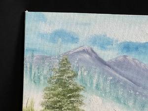 lot 129 image: Cardinal on the Mountain Path Acrylic Painting on Canvas Signed by Artist