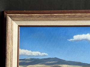 lot 163 image: High Desert Oasis Framed Acrylic Painting by Michael Sarraille