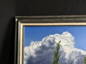 lot 164 image: Passing Showers Framed Acrylic Painting by Michael Sarraille
