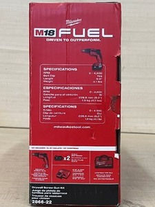 Milwaukee 2866-22 M18 Fuel Drywall Screw Gun Kit -- New In Box