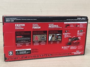 Milwaukee 2531-20 M12 Fuel Orbital Detail Sander -- New In Box