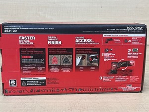 Milwaukee 2531-20 M12 Fuel Orbital Detail Sander -- New In Box