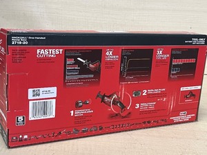 Milwaukee 2719-20 M18 Fuel Hackzall One-Handed Recip Saw -- New In Box