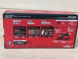 Milwaukee 2531-20 M12 Fuel Orbital Detail Sander -- New In Box