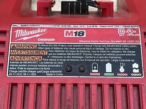 Milwaukee M18 Battery Charger