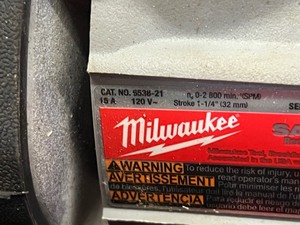 Milwaukee 120Volt Sawzall Reciprocating Saw