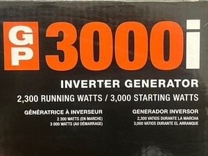 New Generac GP3000i Inverter Generator