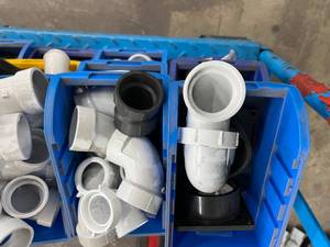 PVC FITTINGS WITH BINS