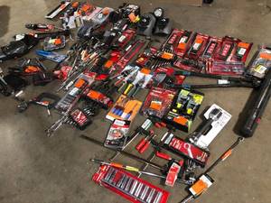 lot 1 image: Mix lot of Small Husky Tools, Hardware, Customer returns, review all pictures