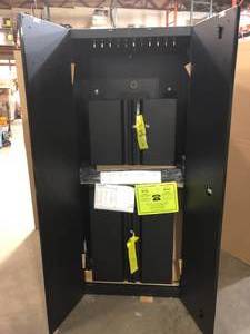 lot 5 image: Husky 3-Piece Regular Duty Welded Steel Garage Storage System in Black (54 in. W x 75 in. H x 19 in. D), review all pictures