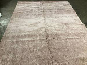 lot 36 image: Unique Loom Solid Frieze Collection Rug, Customer return, review all pictures