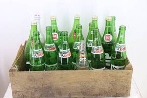 7up Mountain Dew & misc Bottles