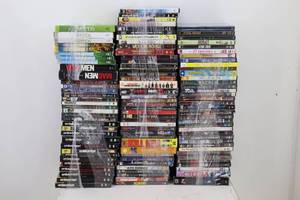 large lot of DVDs