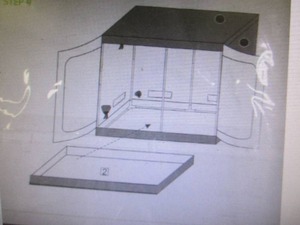 lot 1 image: 120 inch x 120  inch  2 in one grow...