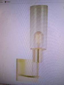 lot 17 image: KRASTY 1 Light Modern Gold Wall Sco...