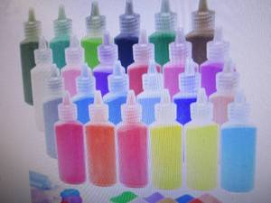 lot 21 image: 2 packages of  24 PCS Art Sand,1.24...