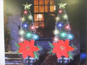 lot 44 image: MorTime 2 Pack Solar Lighted Christ...