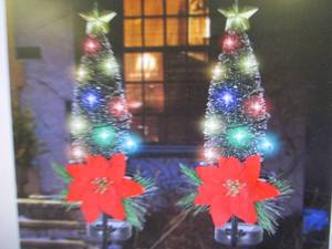 lot 45 image: MorTime 2 Pack Solar Lighted Christ...