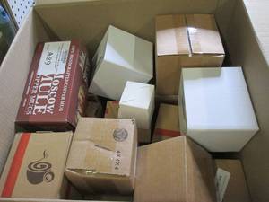 lot 75 image: box of new coffee cups ...