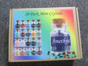 lot 88 image: new 20 pack of mini crystals ...