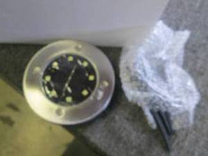 lot 95 image: package of 8 new solar LED ground l...