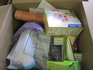 lot 105 image: box of new misc please see pictures...