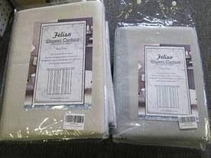 lot 118 image: lot of 7 new shower curtains 72 inc...