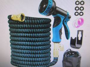 lot 123 image: Expandable Garden Hose 50ft Water H...