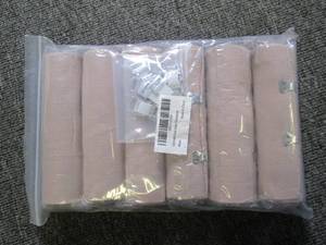 lot 142 image: new package of 6 rolls of elastic c...