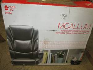 lot 157 image: mccallum black office chair ...