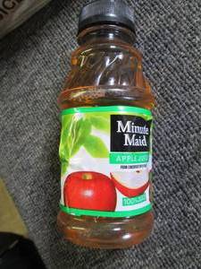 lot 165 image: case of minute maid apple juice 24...