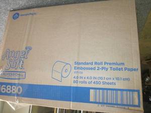 lot 177 image: case of angel soft 2-ply toilet pap...