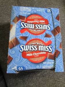 lot 189 image: package of 50 swiss miss milk choco...