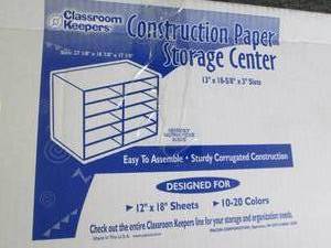 lot 210 image: construction paper storage center ...