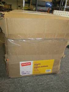 lot 227 image: case of staples 24 lb 5000 sheets o...